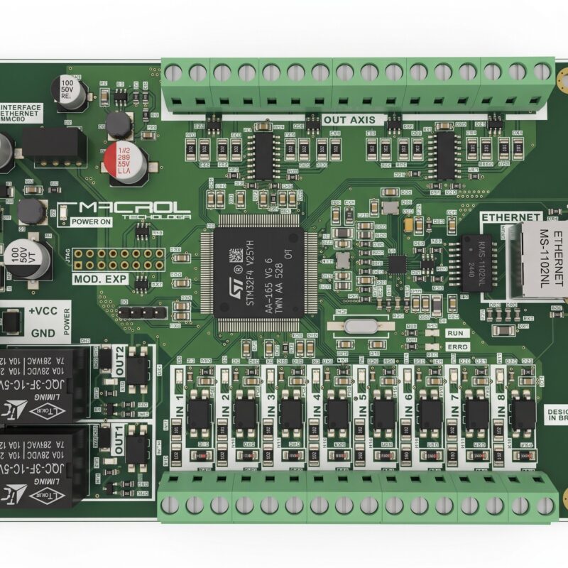 Placa Interface CNC Ethernet para Mach3 - Macrol SDETH